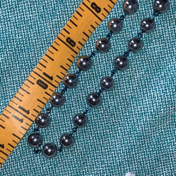 💫Genuine Hematite Beaded Necklace - Picture 7 of 7